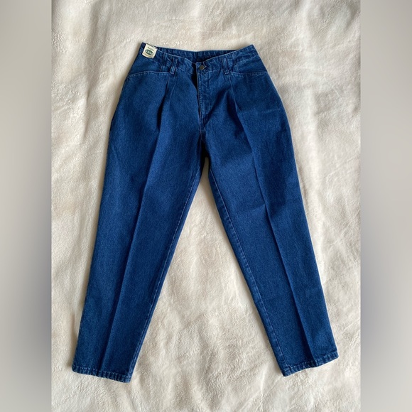 NWT vintage Northern Reflections highrise pleated denim | cotton | made in 🇨🇦 - Picture 1 of 7